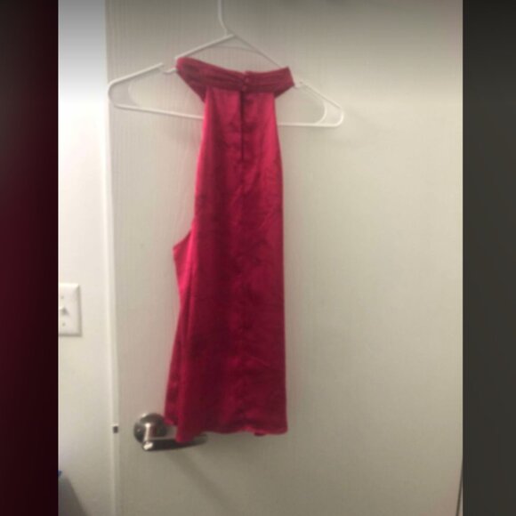 Joie Cedra Floral Fuchsia Halter Top Sz L - Picture 9 of 9